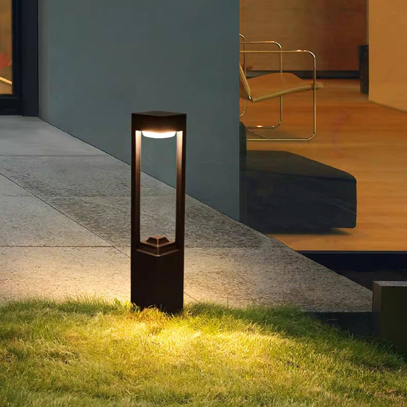 Outdoor Lighting Lamp - Luminous floor lamp courtyard solar LED