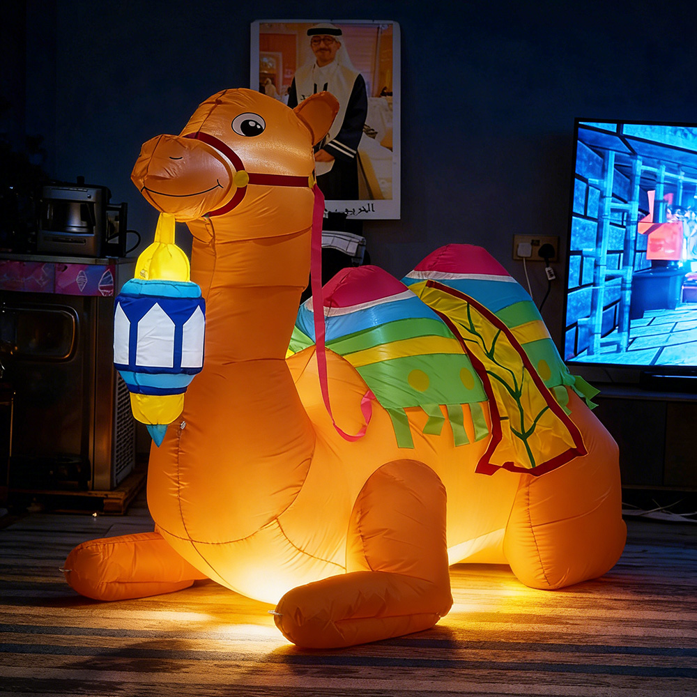 Bollard Light Garden - 2026 EID Ramadan Decoration Inflatable Camel