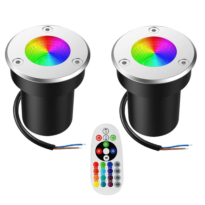 Outdoor Lighting Voltage - A01F-Outdoor 12V RGBW In Ground Light