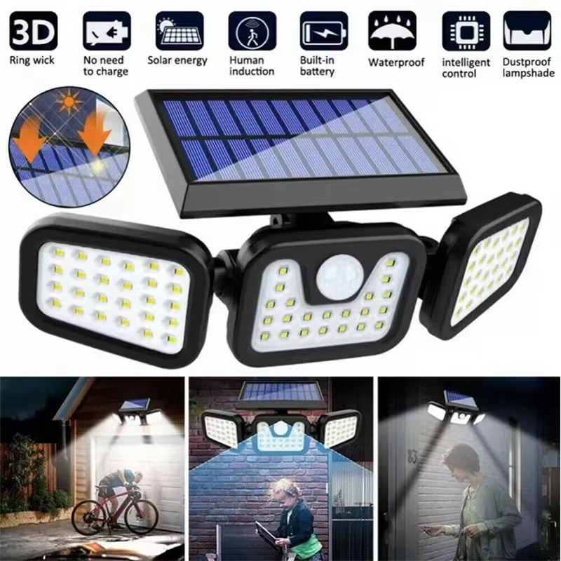 Solar Wall Sconce - Led Solar Light Outdoor Motion Sensor