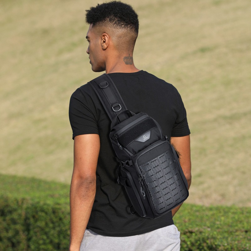 Outdoor Lighting Waterproof - Outdoor messenger bag men's waterproof sports,breast