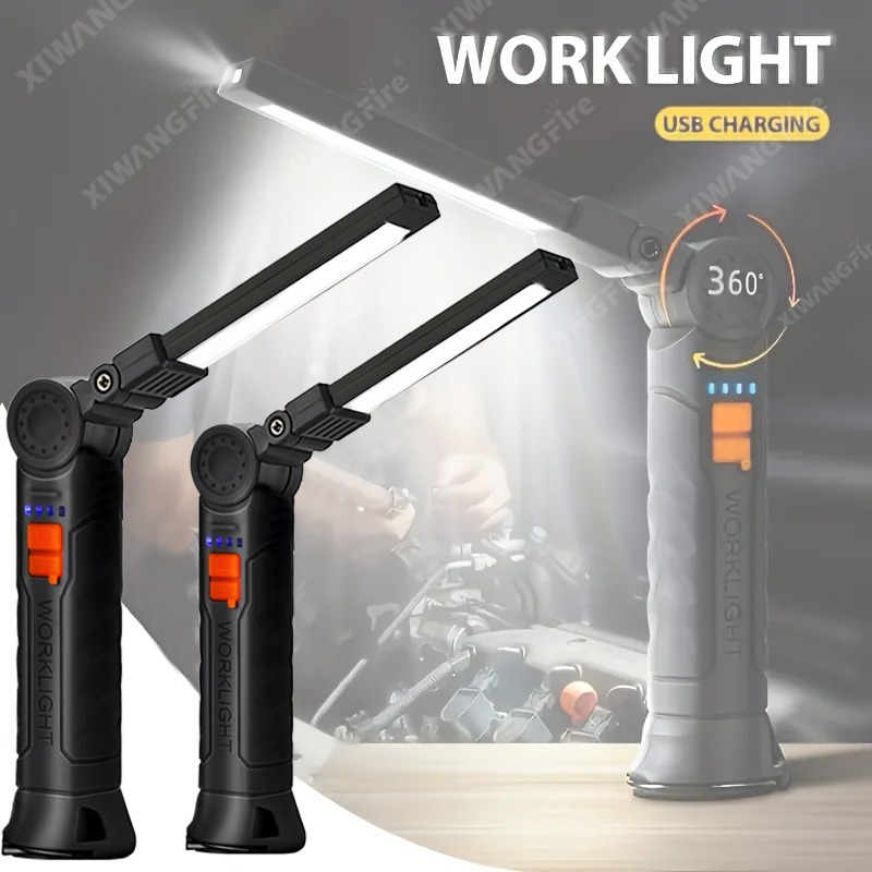 Outdoor Lighting Ideas - Rechargeable LED Flashlight Work Light with