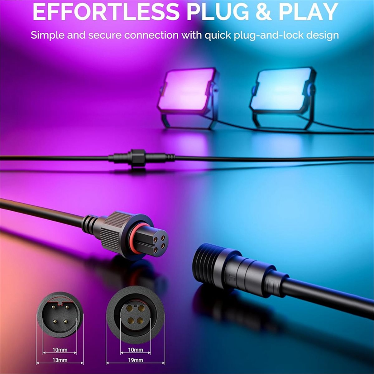 Outdoor Lighting Govee - #13Y Electronics Accessories,10FT Extension Cable for