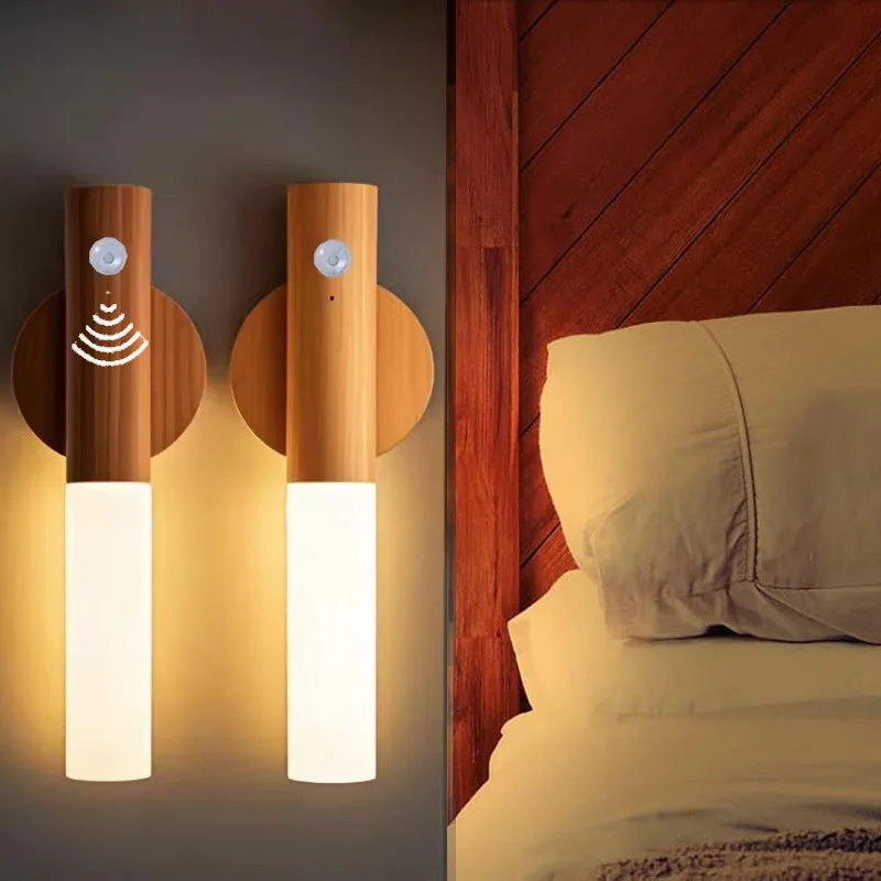 Solar Wall Sconce - Smart Motion Sensor Night Light Rechargeable