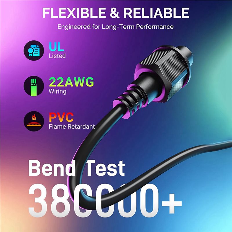 Outdoor Lighting Govee - 3Pcs 10FT Extension Cable For Govee
