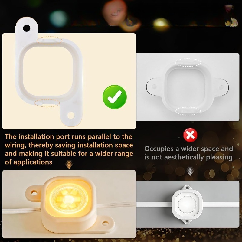 Outdoor Lighting Govee - 52/88/138pcs LED Light Clips with Holder,