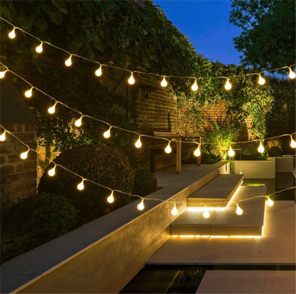 3-10M Solar/USB/Battery String - Outdoor Lighting Waterproof ulasan dan harga