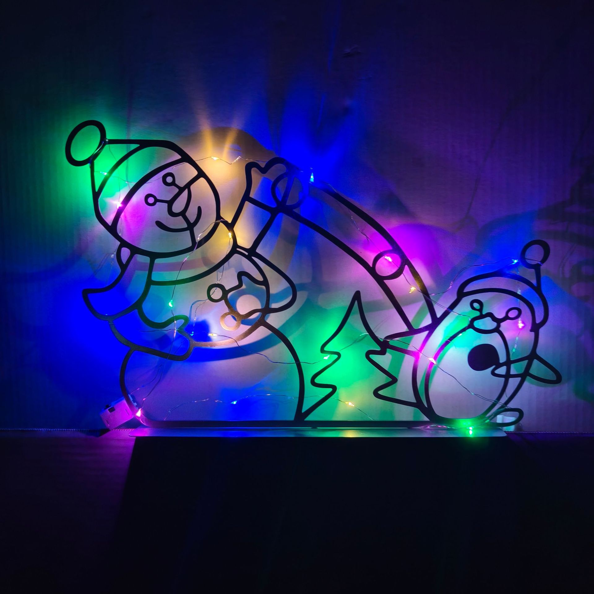 Animated Snowball Light LED Gl - Xmas Outdoor Lighting Decorations ulasan dan harga