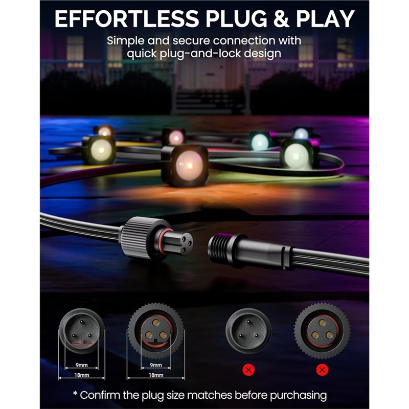 A03F-Extension Cable(16FT) Cor - Outdoor Lighting Govee ulasan dan harga