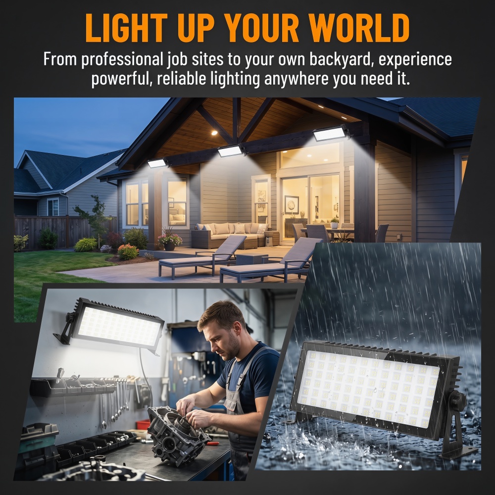LED Shop Lights, 144W 12000LM  - Outdoor Lighting No Outlet ulasan dan harga