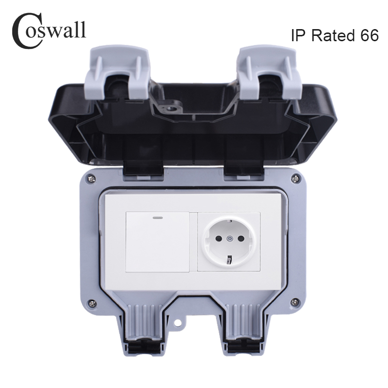 Coswall IP66 Weatherproof Wate - Outdoor Lighting No Outlet ulasan dan harga