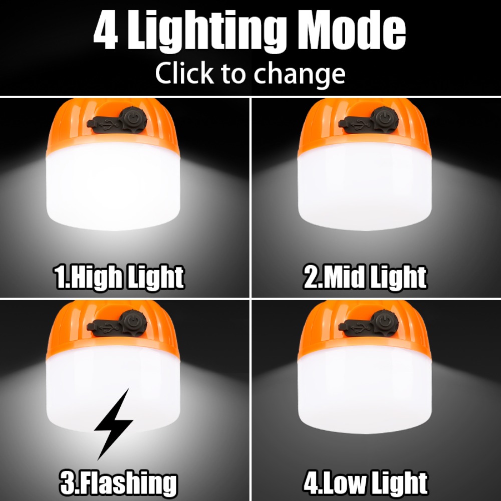 Portable Mini Camping Lamp 4 L - Outdoor Lighting Lamp ulasan dan harga