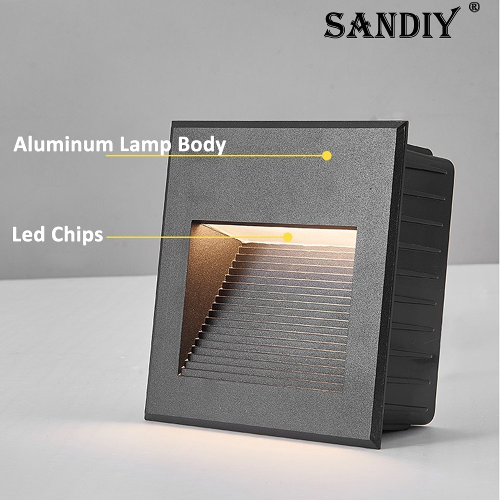 SANDIY Recessed Outdoor Wall S - Outdoor Lighting Voltage ulasan dan harga