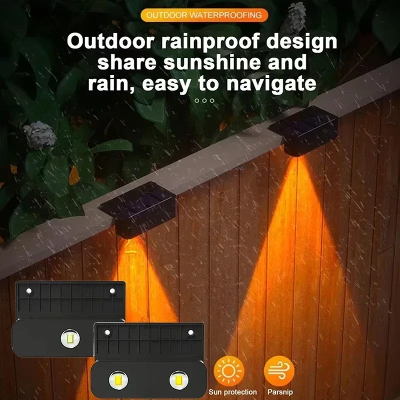 1/2/4PCS  Solar Wall Light Out - Solar Wall Sconce ulasan dan harga