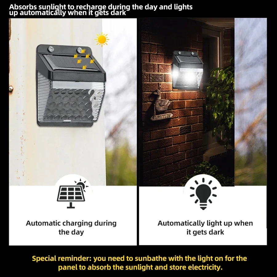LED Solar Light PIR Motion Sen - Outdoor Lighting Lamp ulasan dan harga