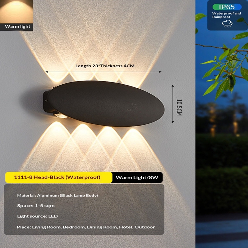 Modern Simple LED 4W 6W 8W Ova - Outdoor Lighting Voltage ulasan dan harga