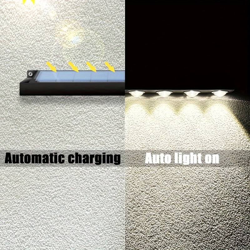 1/2/4Pcs Solar Sign Lights Out - Solar Wall Sconce ulasan dan harga