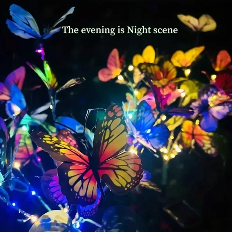 Solar LED Butterfly Garden Lig - Bollard Light Garden ulasan dan harga