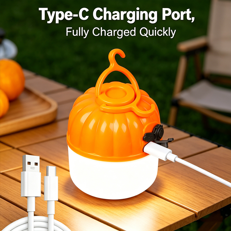Mini Portable LED Pumpkin Bulb - Outdoor Lighting Landscape ulasan dan harga