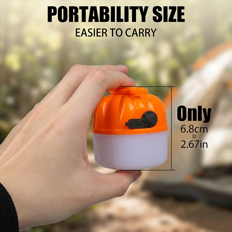 Mini Portable LED Pumpkin Bulb - Outdoor Lighting Landscape ulasan dan harga