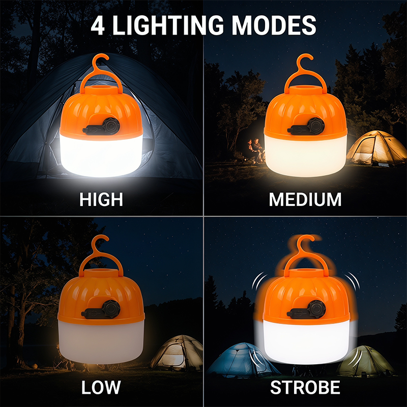 Mini Portable LED Pumpkin Bulb - Outdoor Lighting Landscape ulasan dan harga