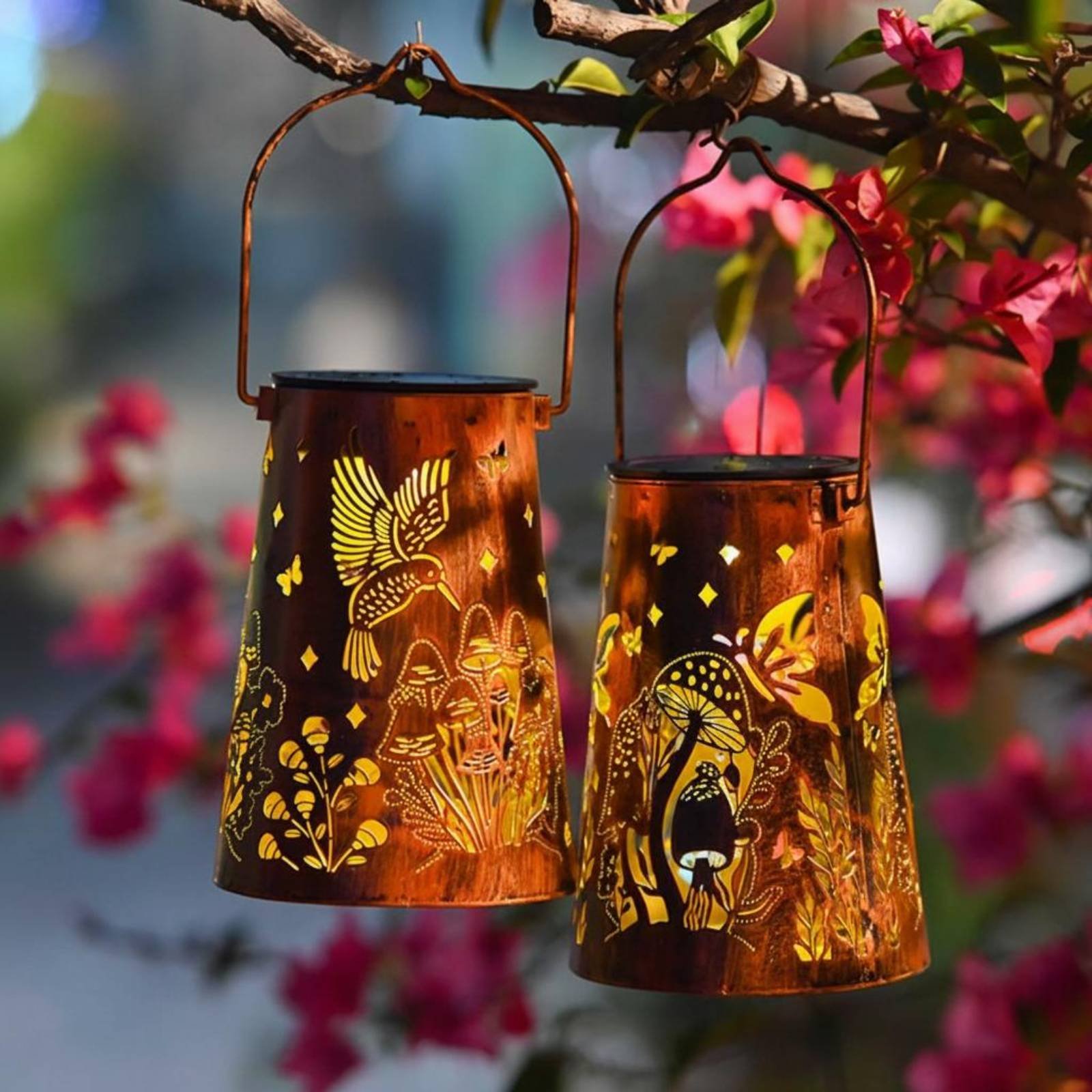 Floral Garden Lantern Pattern  - Outdoor Lighting Design ulasan dan harga