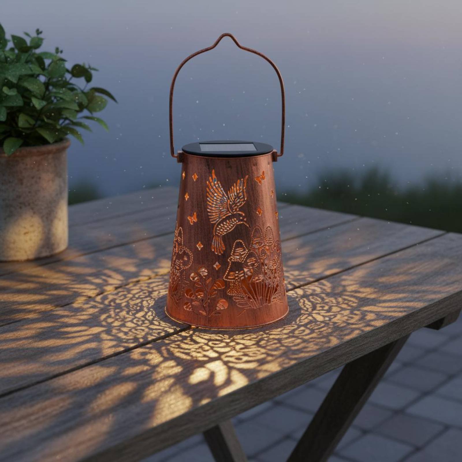 Floral Garden Lantern Pattern  - Outdoor Lighting Design ulasan dan harga