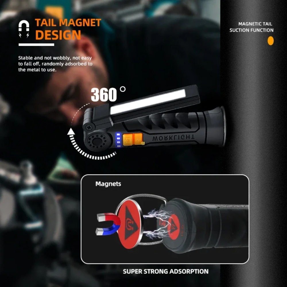 Portable COB LED Flashlight US - Outdoor Lighting Ideas ulasan dan harga
