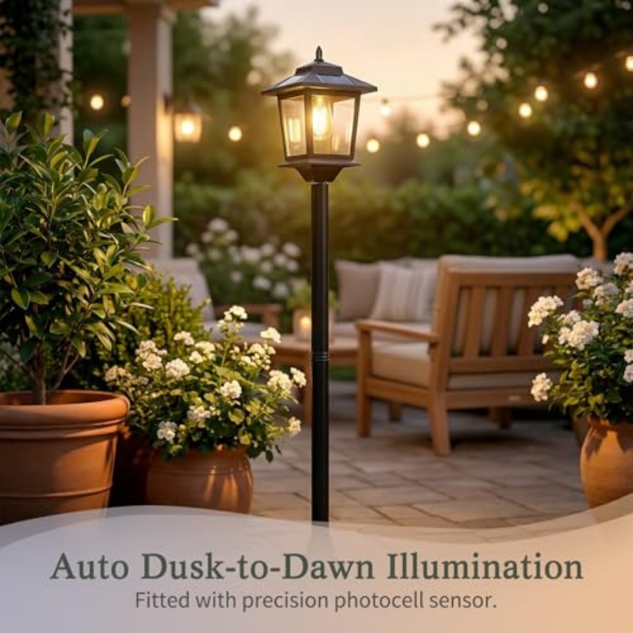 Outdoor Solar Post Lights, 2-P - Outdoor Lighting Lamp ulasan dan harga