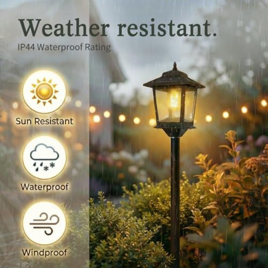 Outdoor Solar Post Lights, 2-P - Outdoor Lighting Lamp ulasan dan harga