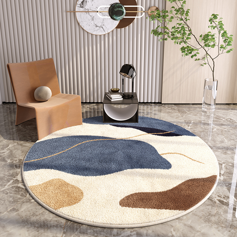 Round Light Luxury Lounge Rug  - Outdoor Lighting Garage ulasan dan harga