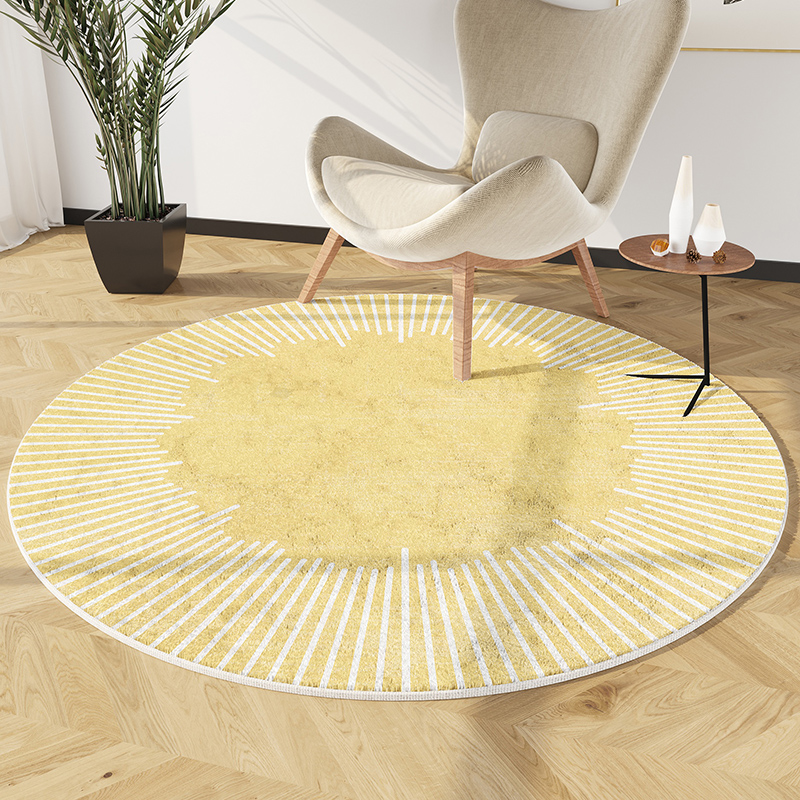 Round Light Luxury Lounge Rug  - Outdoor Lighting Garage ulasan dan harga