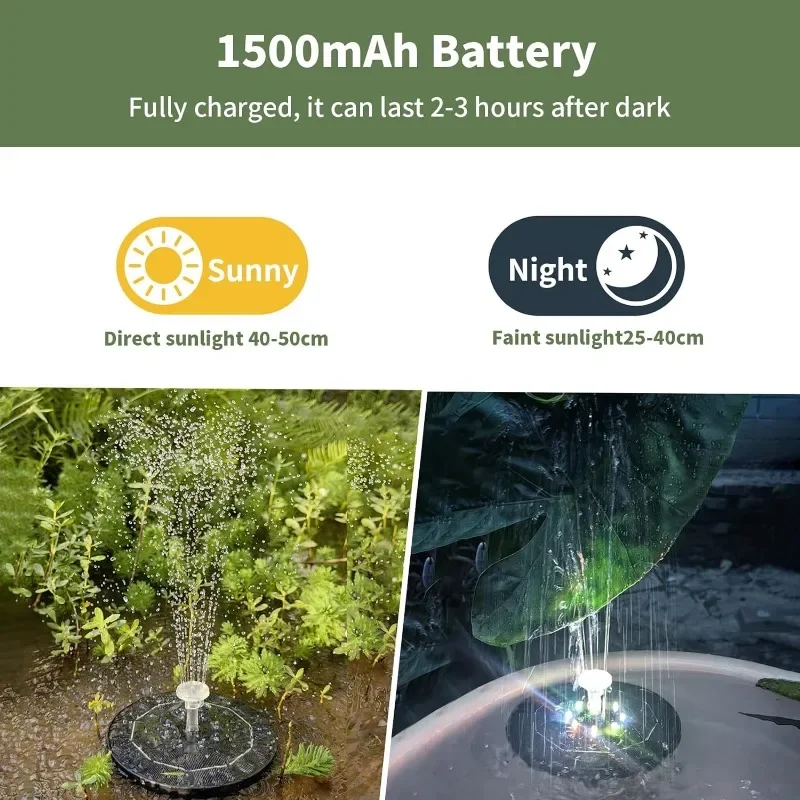 Fountain Light 7 Colors LED Li - Bollard Light Garden ulasan dan harga