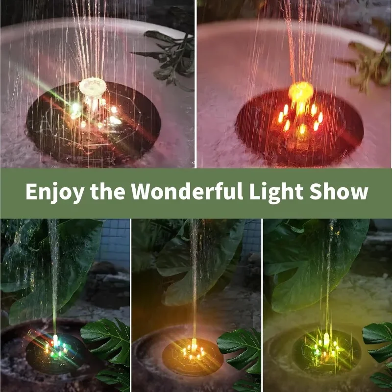 Fountain Light 7 Colors LED Li - Bollard Light Garden ulasan dan harga