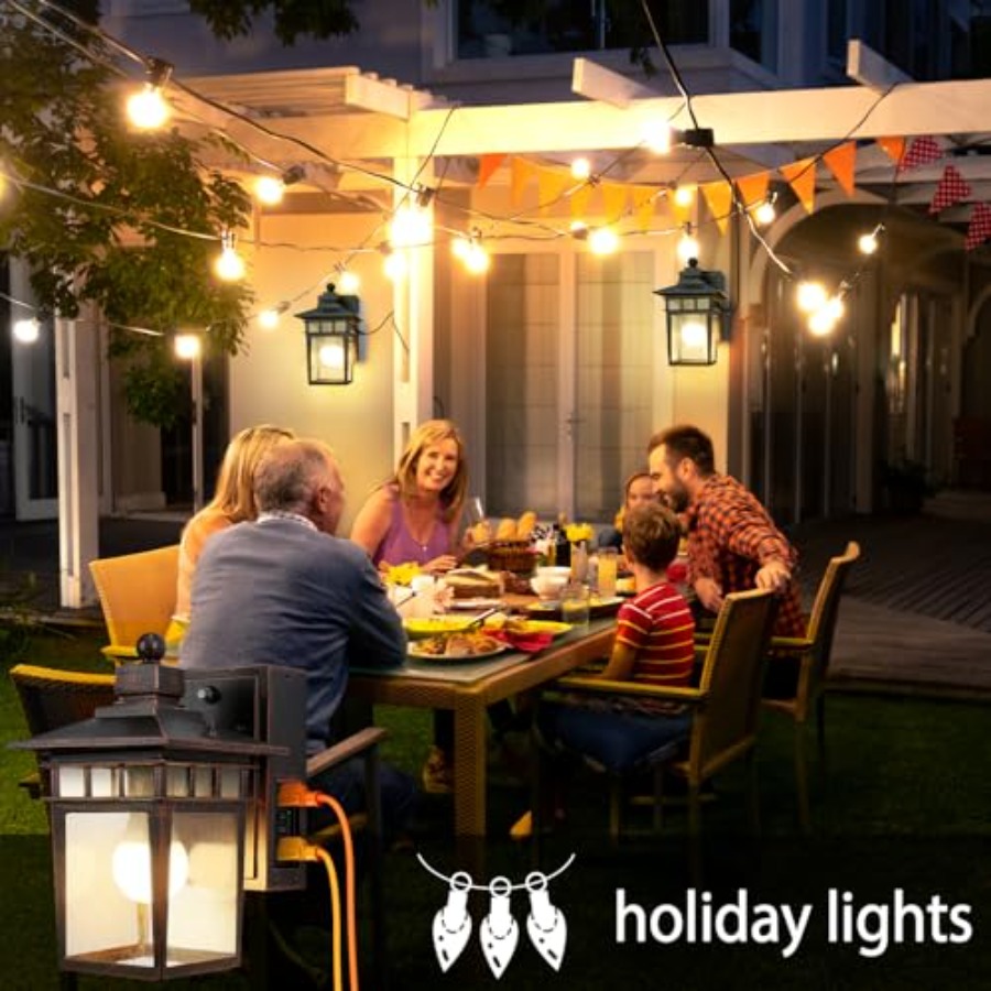 Outdoor Light with GFCI Outlet - Solar Wall Sconce ulasan dan harga