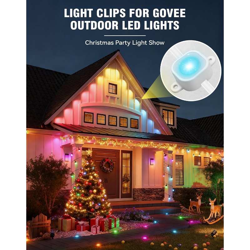 200pcs Outdoor Light Clips, fo - Outdoor Lighting Govee ulasan dan harga