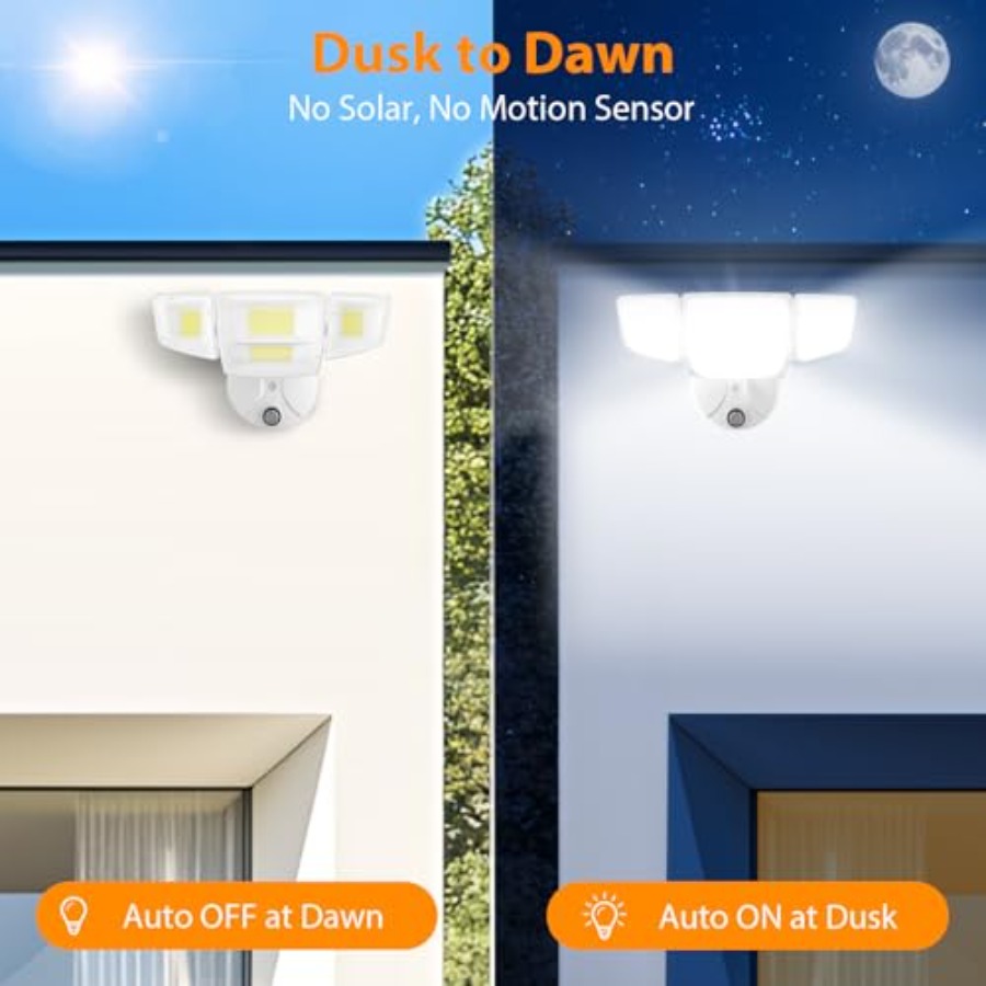 90W Dusk to Dawn Outdoor Light - Outdoor Lighting Garage ulasan dan harga
