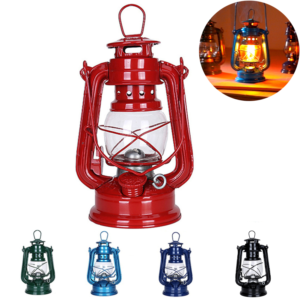 19cm Retro Kerosene Lamp Porta - Outdoor Lighting Mediterranean Style ulasan dan harga
