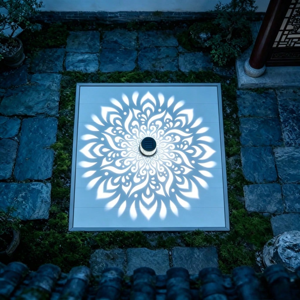 1 pc Solar Lotus Wall Light Fl - Solar Wall Sconce ulasan dan harga