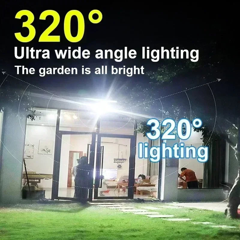 12000LM Powerful Solar Wall La - Bollard Light Garden ulasan dan harga