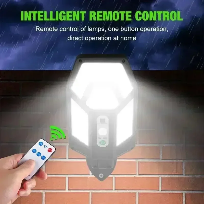 12000LM Powerful Solar Wall La - Bollard Light Garden ulasan dan harga