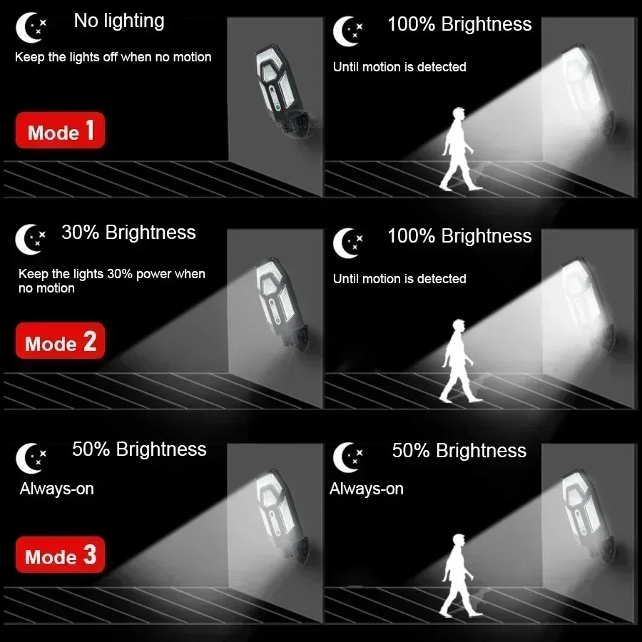 12000LM Powerful Solar Wall La - Bollard Light Garden ulasan dan harga