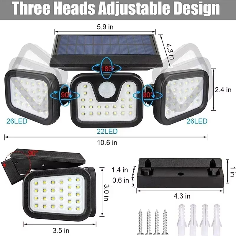 Led Solar Light Outdoor Motion - Solar Wall Sconce ulasan dan harga
