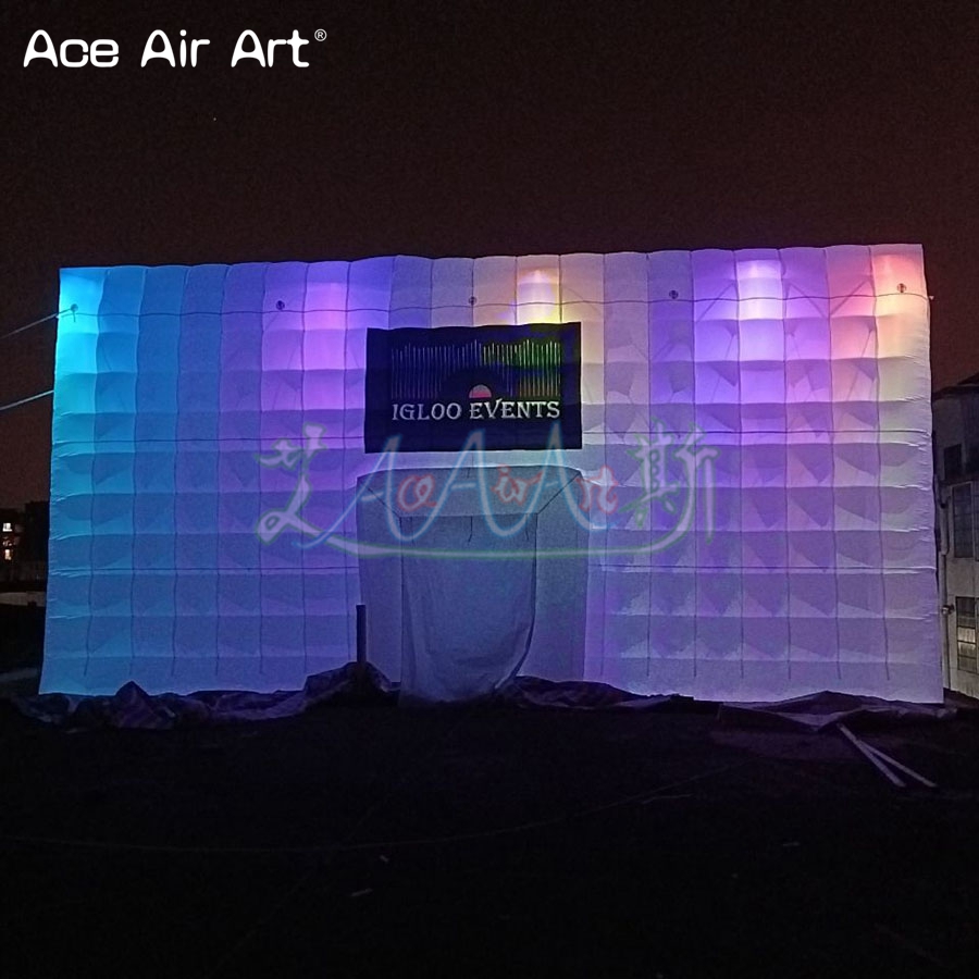 Inflatable Cube Tent with LED  - Outdoor Lighting No Outlet ulasan dan harga
