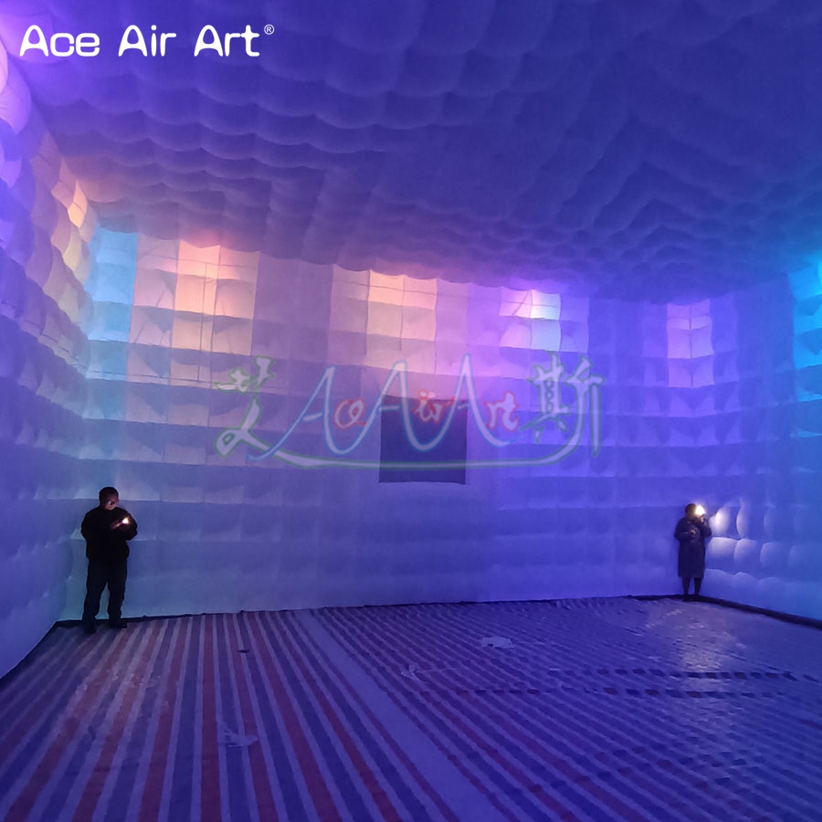 Inflatable Cube Tent with LED  - Outdoor Lighting No Outlet ulasan dan harga