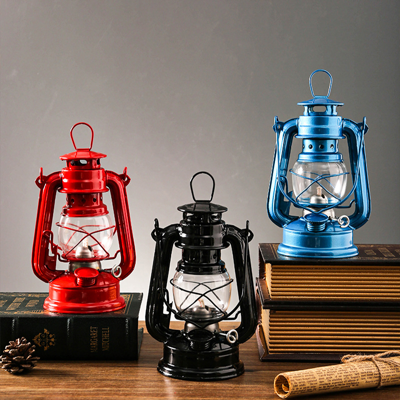 19cm Retro Outdoor Camping Lam - Outdoor Lighting Mediterranean Style ulasan dan harga