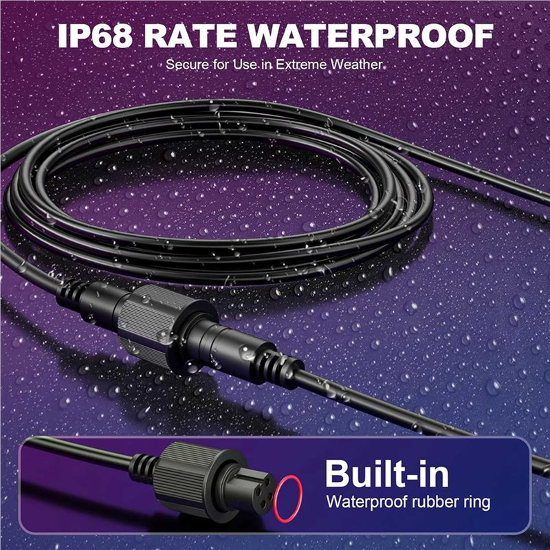 M12K-2Pcs 10FT Extension Cable - Outdoor Lighting Govee ulasan dan harga