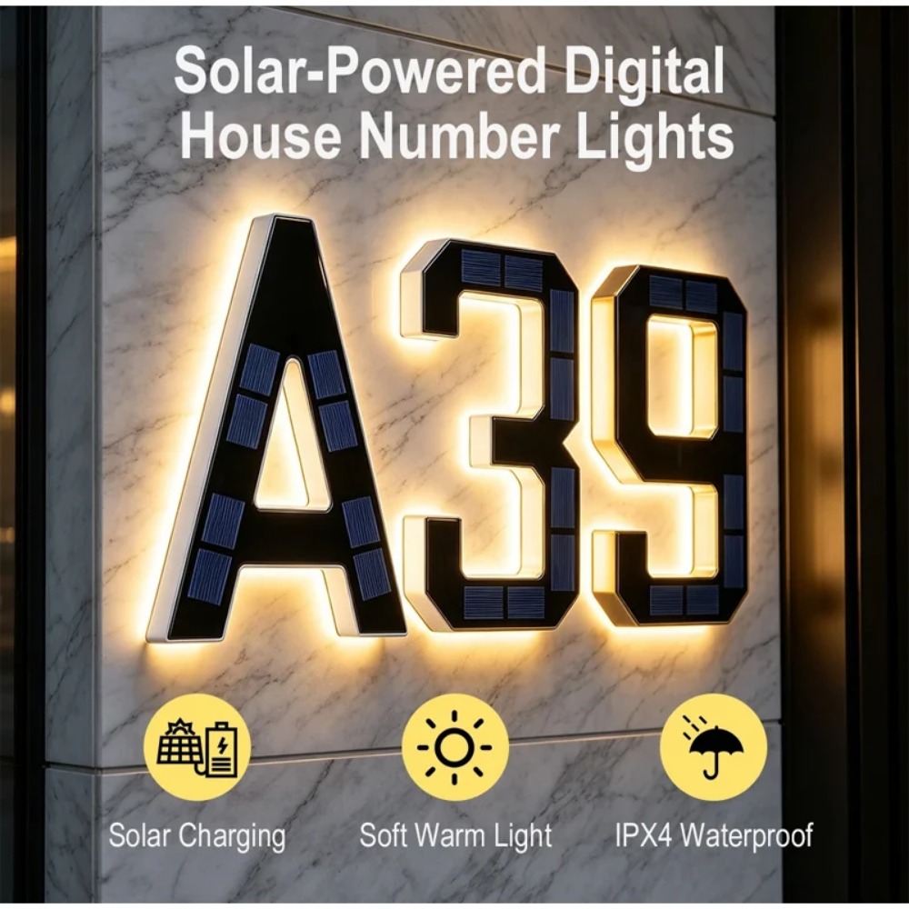 Waterproof Solar House Number  - Solar Wall Sconce ulasan dan harga