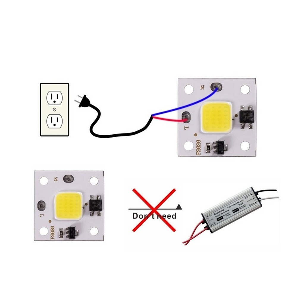 10W COB module 220V LED Chip D - Bollard Light Garden ulasan dan harga