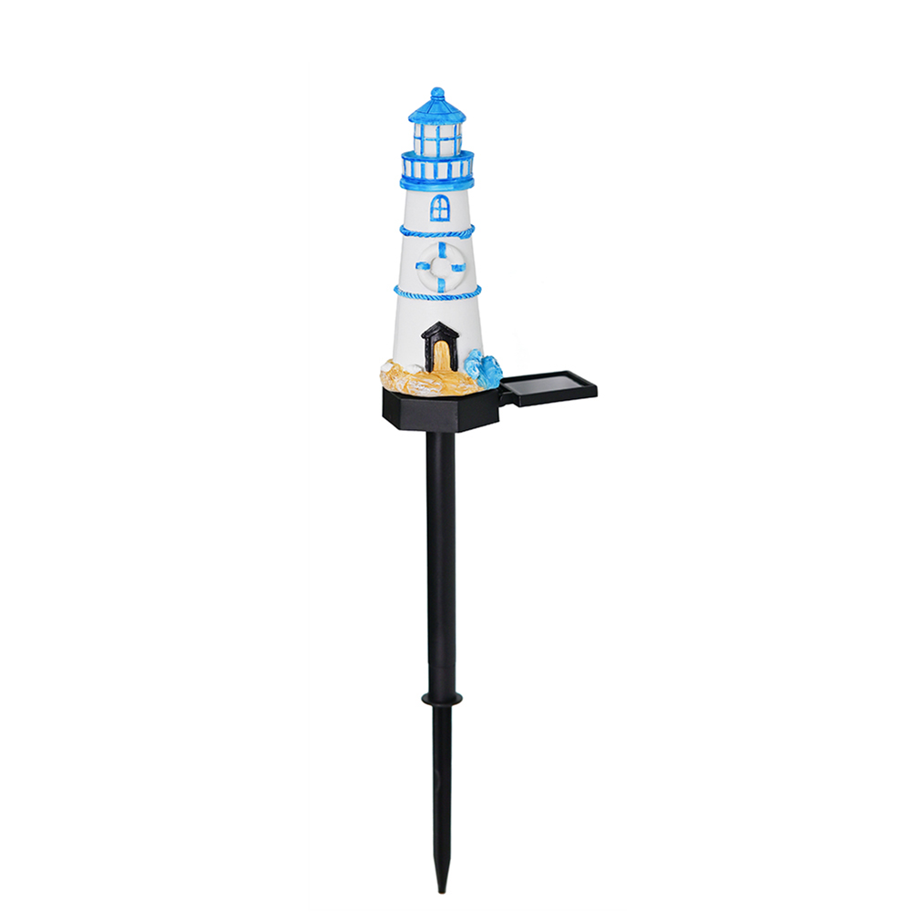 Solar Lighthouse Lights Waterp - Xmas Outdoor Lighting Decorations ulasan dan harga